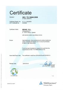 Nivac ISO 16949