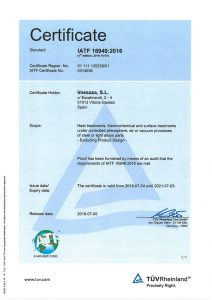 IATF Imesaza certificate