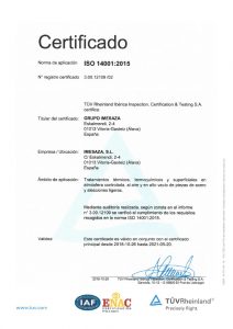 Imesaza ISO 14001:2015